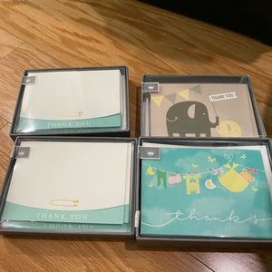 Four Boxes Baby Shower Thank you Cards